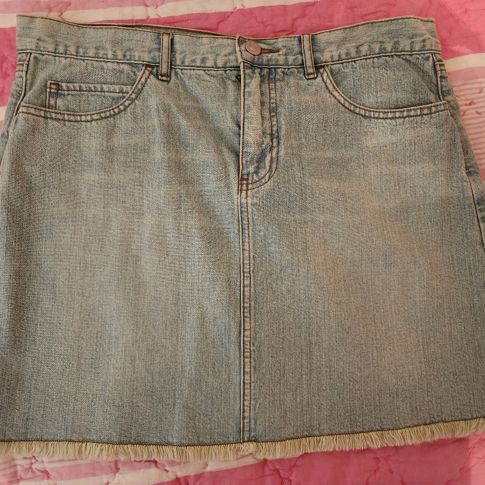 Club Monaco Denim Skirt
